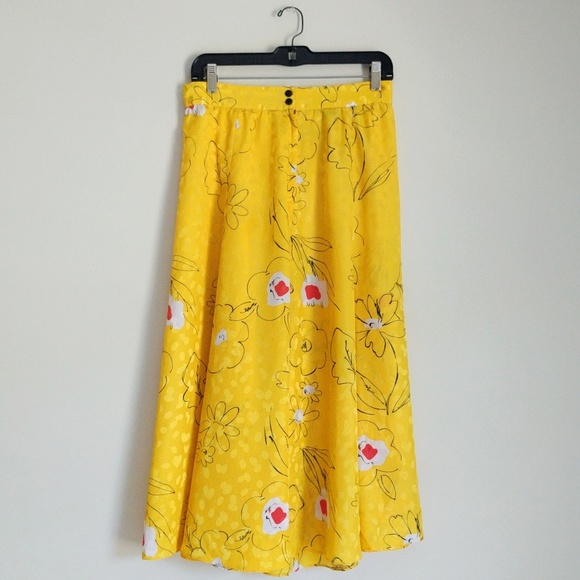 Statement Piece Floral A-line Skirt - Picture 1 of 5
